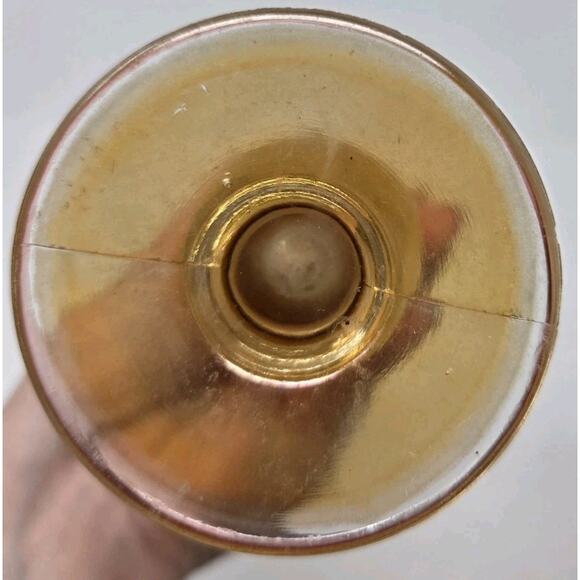 Vintage Swung Carnival Glass Vase Marigold Orange 12" - Picture 7 of 14